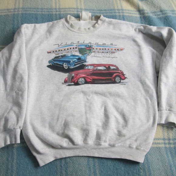 Vintage Other - 2000 HOT ROD VINTIQUES YAKIMA,WA SWEATSHIRT M/L